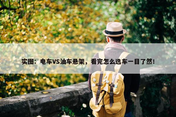 实图：电车VS油车悬架，看完怎么选车一目了然！